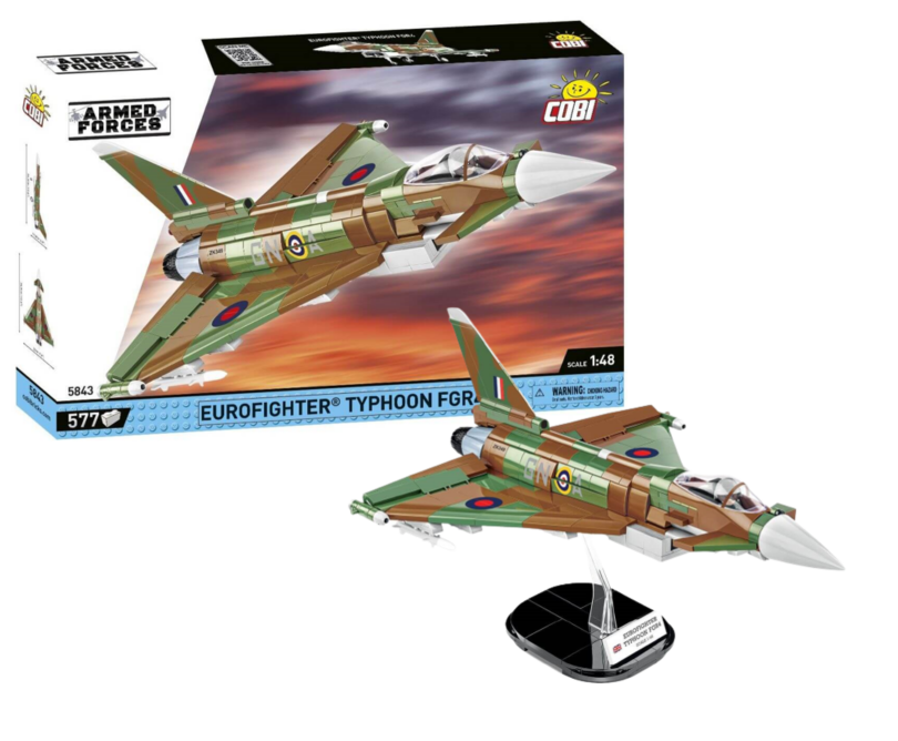 Cobi 5843 Eurofighter Typhoon FGR4 « GINA » : les visuels sont disponibles