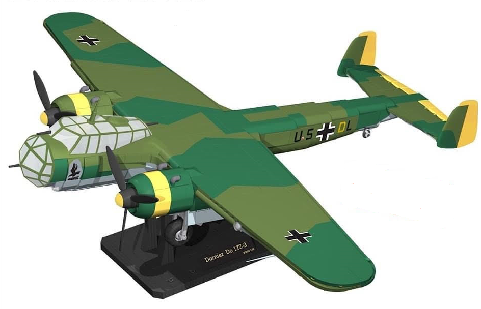 Nouveau bombardier allemand dans la gamme, le DO-17, il ne manquait plus que lui !