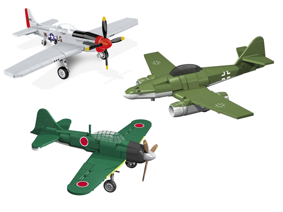 Cobi étend sa gamme WW2 avec des warbirds à l’échelle 1/48ème