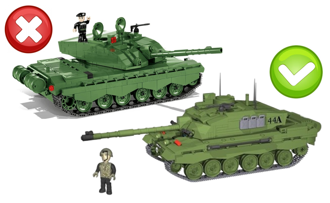 Cobi dévoile une nouvelle version du char britannique Challenger II