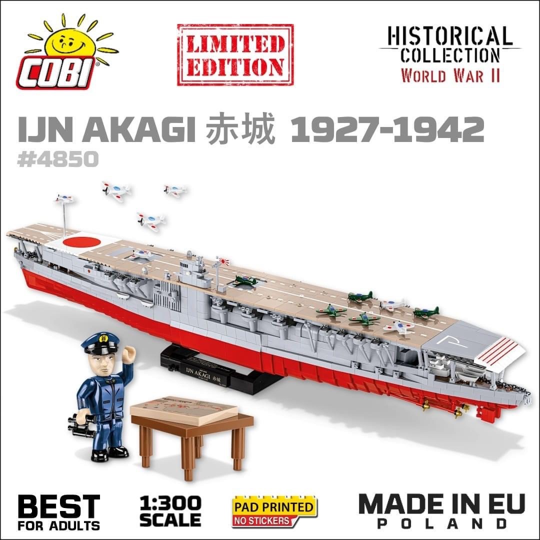 Cobi 4850 IJN AKAGI 1927-1942 Limited Edition : début des précommandes