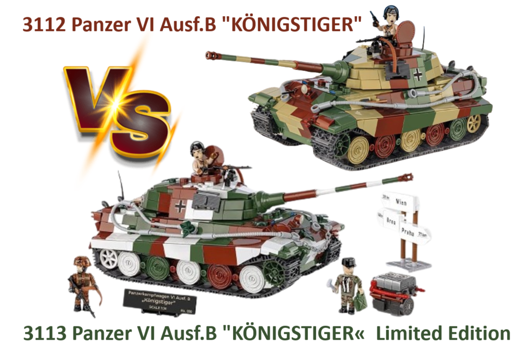 Nouveauté Cobi WW2 : 3113 Panzer VI Ausf.B « KONIGSTIGER Limited Edition