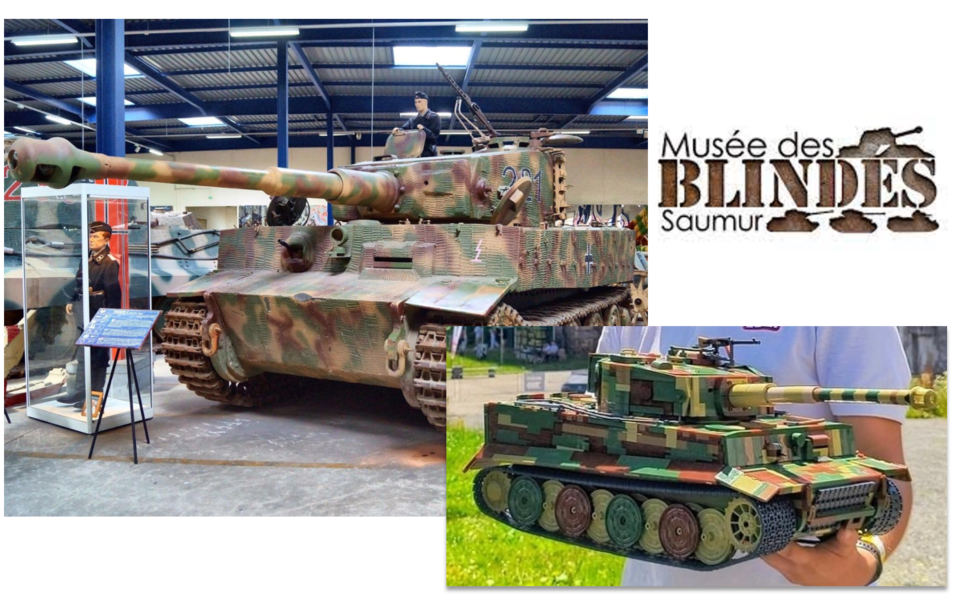 Le Panzer VI Tigre « Bretagne » du musée des blindés sortira à l’échelle 1/12ème chez Cobi