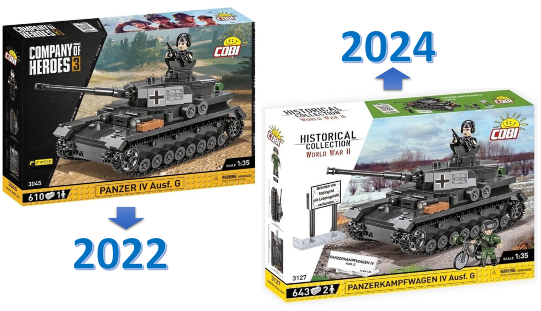 Réédition du Cobi Panzer IV Ausf G dans la gamme « standard »