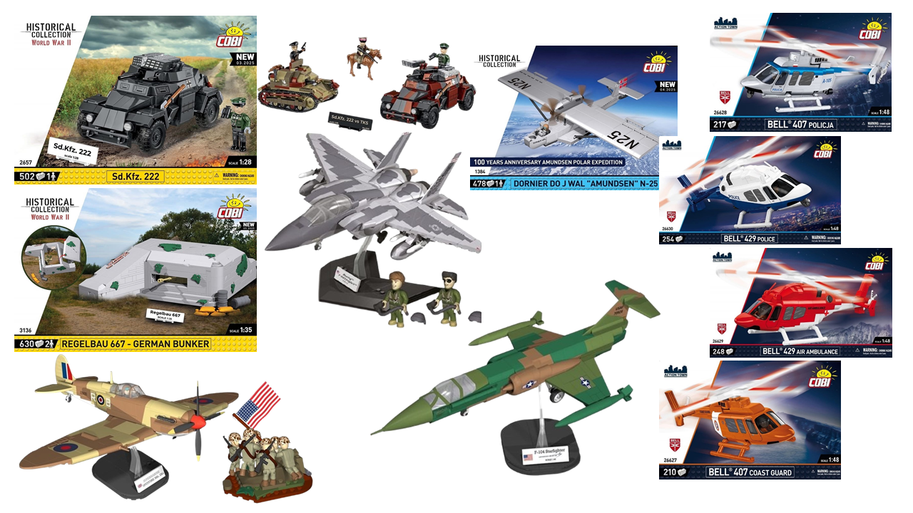 Toutes les nouveautés Cobi 2025 partie 2 (WW2, Armed Forces, Bell…)