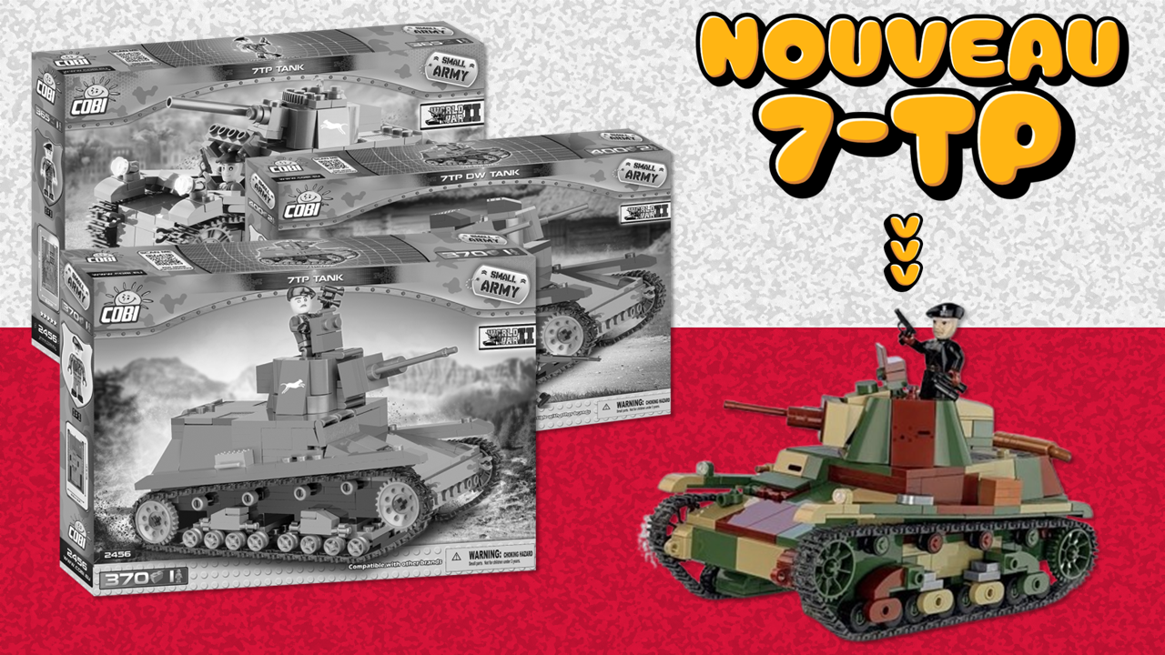 Nouveau char Cobi 7TP polonais échelle 1/28 : Nouvelle version 2025 !