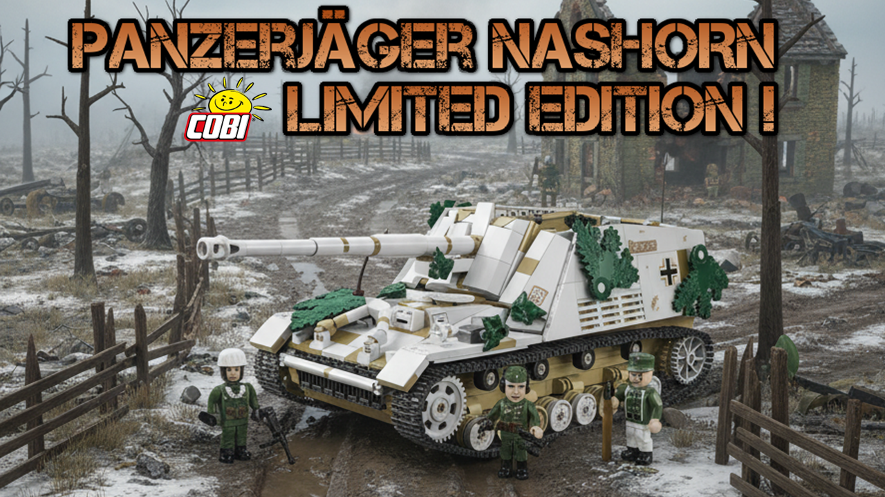 Cobi 2662 Panzerjäger NASHORN en édition limitée à partir du 1er octobre 2025
