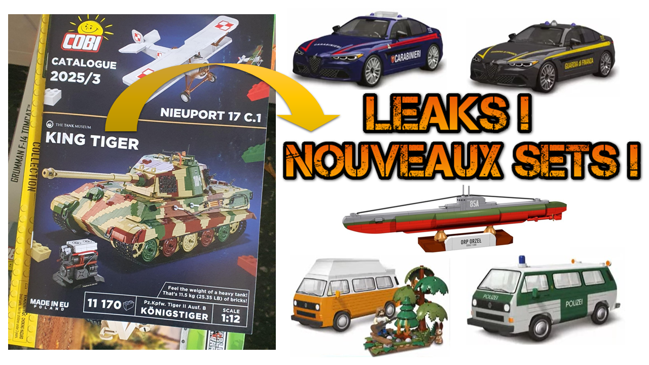 Fuites inédites du catalogue Cobi de fin 2025 !