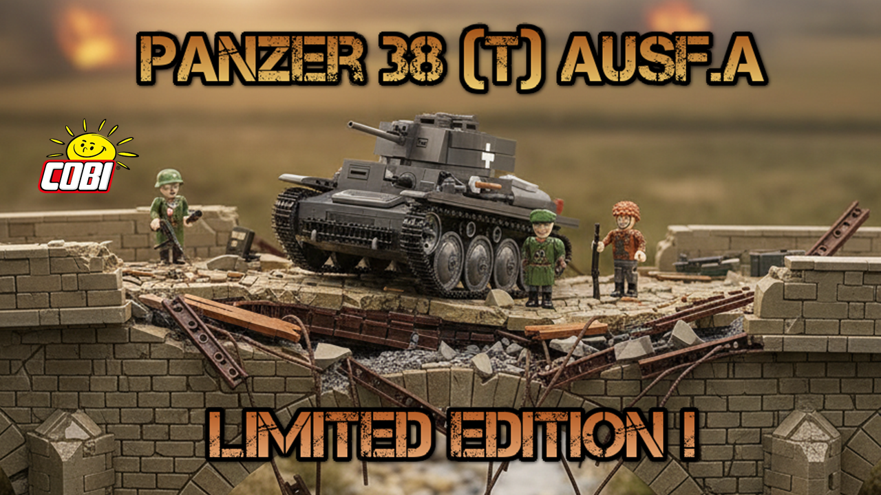 Cobi 2664 Panzer 38(t) Ausf. A – Limited Edition dès le 3 novembre 2025 !