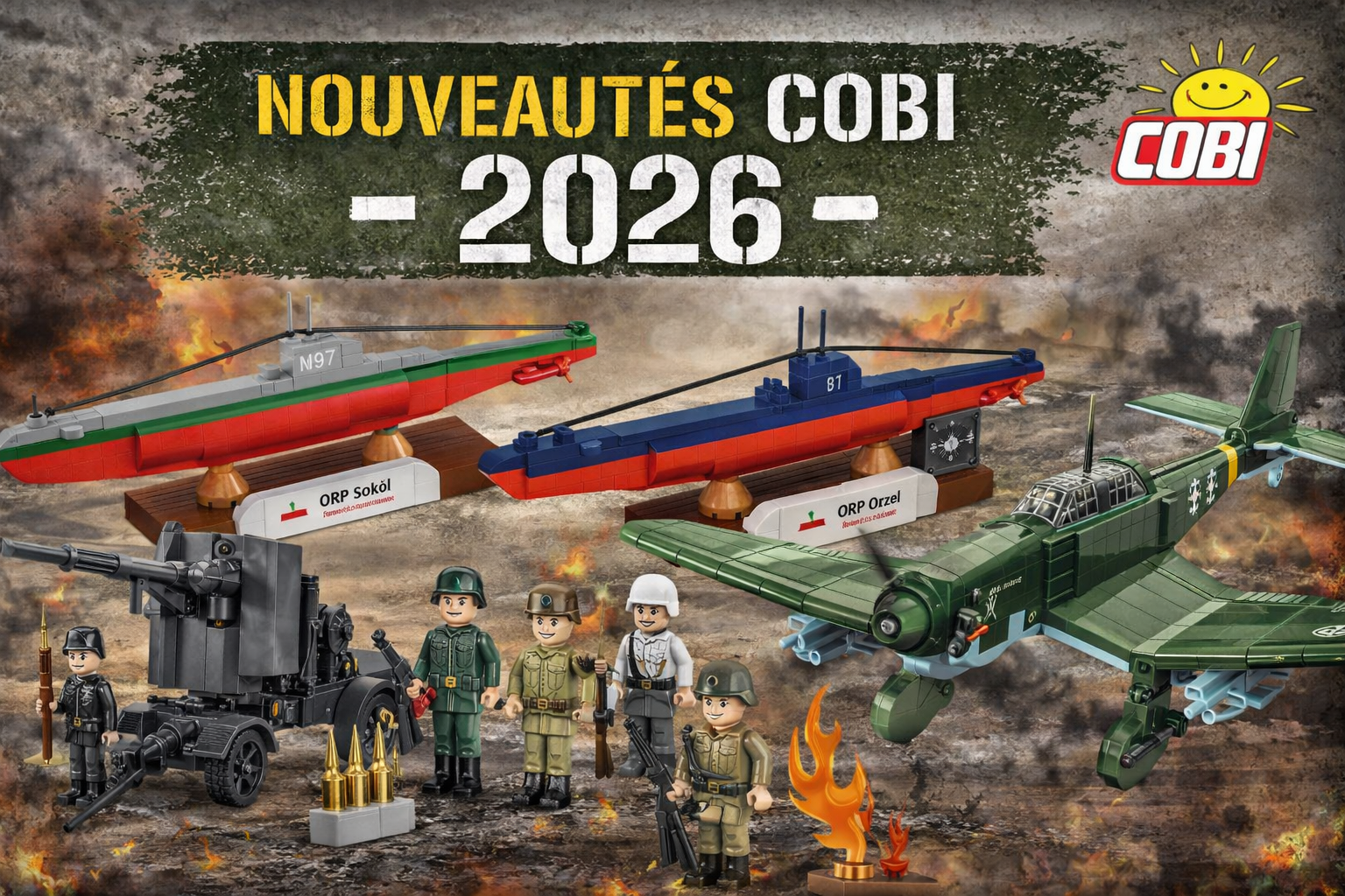 Nouveautés Cobi 2026 (WW2, Volkswagen, Subaru, RAM…)