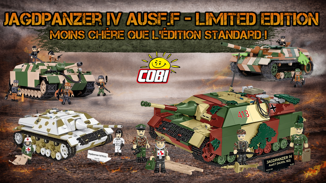 Le Jagdpanzer IV Ausf.F (Sd.Kfz.162) en Edition limitée !